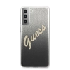 Etui Guess Glitter Gradient Script na Samsung Galaxy S21+ - czarne