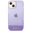 Etui Guess Translucent na iPhone 14 Plus - fioletowe