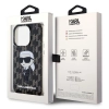 Etui Karl Lagerfeld Monogram Ikonik na iPhone 15 Pro Max - czarne