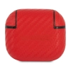 Etui Ferrari On Track PU Carbon na AirPods 3 - czerwone