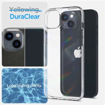 Zestaw etui Spigen Crystal i szkło hartowane na iPhone 14 Plus - przezroczyste