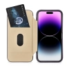 iCarer CE Premium Leather Folio Case skórzane etui iPhone 14 Pro z klapką magnetyczne MagSafe ciemnofioletowy (WMI14220714-DP)