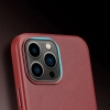 Dux Ducis Naples etui do iPhone 13 Pro Max skórzany pokrowiec (kompatybilny z MagSafe) czerwony