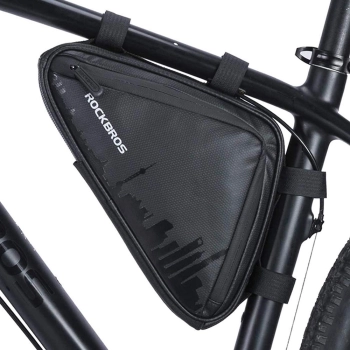 Torba rowerowa Rockbros B39-2 wodoodporna na ramę - czarna
