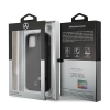 Etui Mercedes Strap Line na iPhone 12 mini - czarne