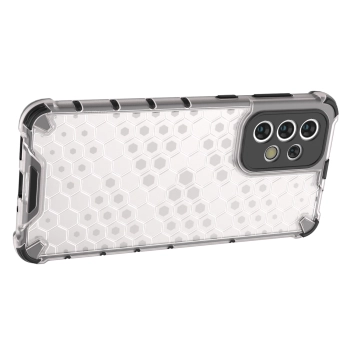 Honeycomb etui pancerny pokrowiec z żelową ramką Samsung Galaxy A33 5G przezroczysty
