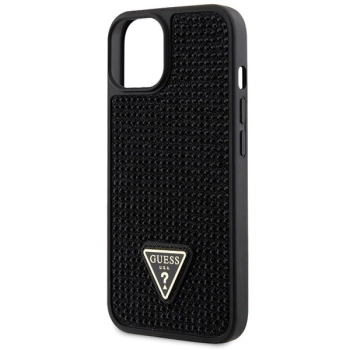 Etui Guess Rhinestone Triangle na iPhone 14 - czarne