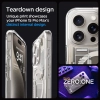 Etui Spigen Ultra Hybrid Mag z MagSafe na iPhone 15 Pro Max - tytan naturalny (wzór Zero One)
