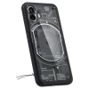 Etui Spigen Ultra Hybrid na Nothing Phone 2 - ciemnoszare (wzór Zero One)
