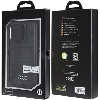 Etui Audi Synthetic Leather z MagSafe na iPhone 13 Pro / 13 - czarne