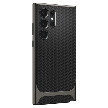 Etui Spigen Neo Hybrid na Samsung Galaxy S23 Ultra - metaliczny szary