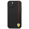 Etui Ferrari On Track Carbon Stripe na iPhone 13 mini - czarne