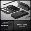 Etui Spigen Wallet S Pro na iPhone 15 Pro - czarne