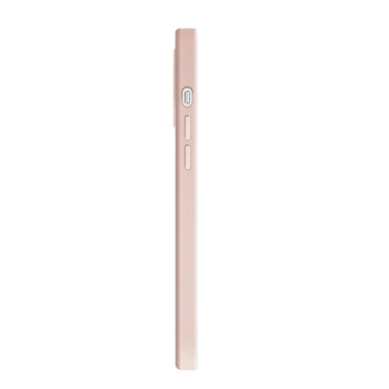 Etui Uniq Lino Hue na iPhone 12 Pro Max - różowe
