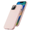 Dux Ducis Grit skórzane etui do iPhone 14 elegancki pokrowiec ze sztucznej skóry (kompatybilne z MagSafe) różowy