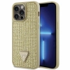 Etui Guess Rhinestone Triangle na iPhone 14 Pro Max - złote