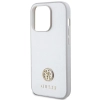 Etui Guess Strass Metal Logo do iPhone 15 Pro Max - srebrne