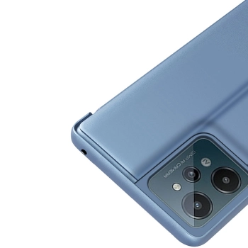 Clear View Case etui Realme C31 pokrowiec z klapką czarne