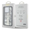 Etui Guess Liquid Glitter Gold Stripes na iPhone 15 Pro Max - czarne