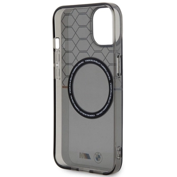 Etui BMW Pattern MagSafe na iPhone 15 / 14 / 13 - szare