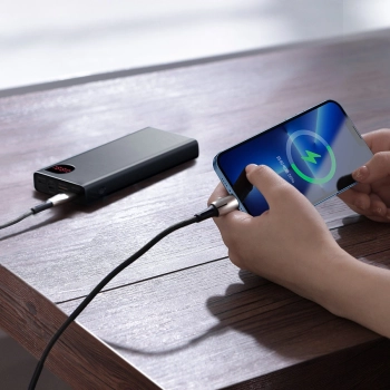 Baseus Adaman powerbank z szybkim ładowaniem 20000mAh 22.5W + kabel USB C 3A 0.3m czarny