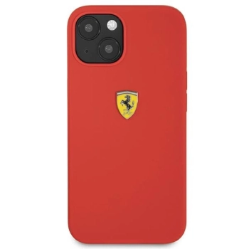 Etui Ferrari Silicone na iPhone 13 mini - czerwone