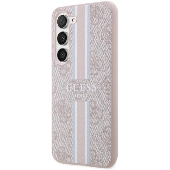 Guess GUHCS23MP4RPSP S23+ S916 różowy/pink hardcase 4G Printed Stripe