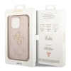 Etui Guess 4G Big Metal Logo na iPhone 14 Pro - różowe