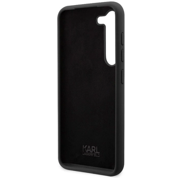 Etui Karl Lagerfeld Silicone Choupette na Samsung Galaxy S24+ - czarne
