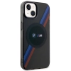 Etui BMW Tricolor Stripes MagSafe na iPhone 14 - szare