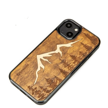 Etui drewniane na iPhone 13 Bewood Góry Imbuia