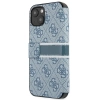 Etui Guess 4G Stripe na iPhone 13 mini - niebieskie