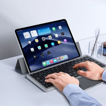 Klawiatura bezprzewodowa Bluetooth z touchpadem Dux Ducis OK Series - czarna