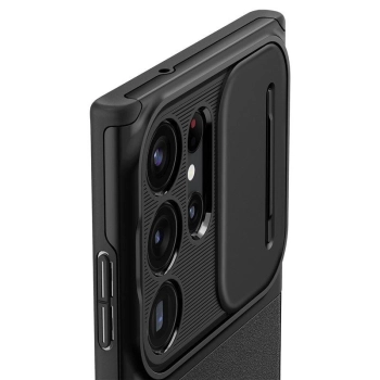 Etui Spigen Optik Armor na Samsung Galaxy S23 Ultra - czarne