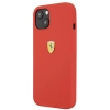 Etui Ferrari Silicone na iPhone 13 mini - czerwone
