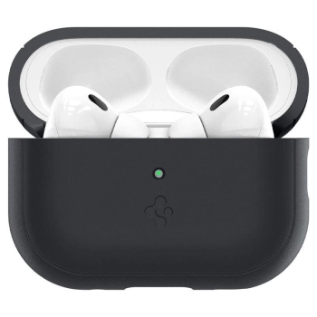 Etui Spigen Silicone Fit Strap na Apple AirPods Pro 1 / 2 - czarne