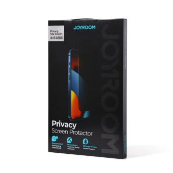 Joyroom Knight 2,5D Privacy TG szkło hartowane do iPhone 14 z filtrem Anti-Spy na cały ekran z ramką przezroczysty (JR-P01)