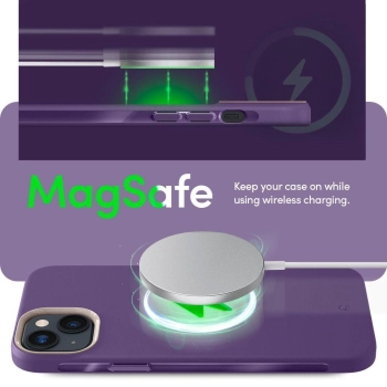Etui Spigen Cyrill Ultra Color Mag z MagSafe na iPhone 14 Plus - fioletowe