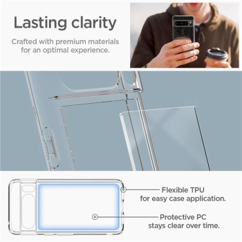 Etui Spigen Ultra Hybrid na Google Pixel 8 Pro - przezroczyste