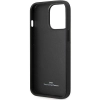 Etui BMW Leather Blue Dots na iPhone 14 Pro - czarne