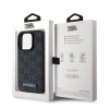 Etui Karl Lagerfeld Leather Monogram Metal Logo na iPhone 15 Pro Max - czarne