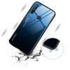 Gradient Glass etui pokrowiec nakładka ze szkła hartowanego Huawei P40 Lite E różowo-fioletowy