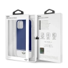Etui Mini Morris Stripe Collection iPhone 12 Pro Max - granatowe