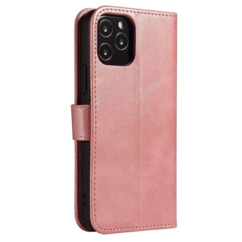 Etui Magnet Case z klapką do Xiaomi Redmi Note 11 Pro+ 5G (China) / 11 Pro 5G (China) / Mi11i HyperCharge / Poco X4 NFC 5G - różowe