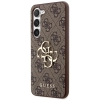 Etui Guess 4G Big Metal Logo na Samsung Galaxy S24 - brązowe