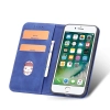 Magnet Fancy Case etui do iPhone SE 2022 / SE 2020 / iPhone 8 / iPhone 7 pokrowiec portfel na karty kartę podstawka niebieski