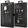 Etui BMW Stamped Tricolor Stripe na iPhone 14 - czarne