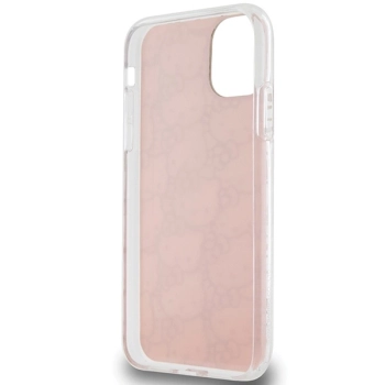 Etui Hello Kitty IML Gradient Electrop Crowded Kitty Head na iPhone 11 / Xr - różowe