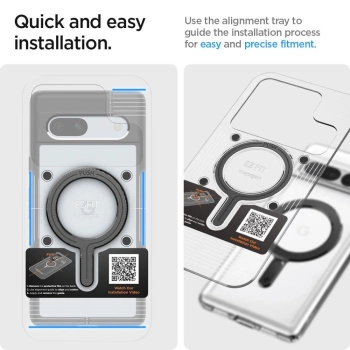Etui Spigen OneTap Ring Magnetic z MagSafe - grafitowe