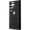 Etui Ferrari Hot Stamp Lines na Samsung Galaxy S23 Ultra - czarne